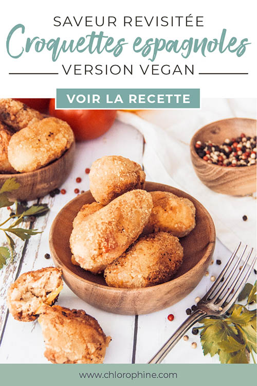 recette croquettes espagnoles vegan